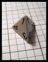 Dice : Dice - 4D - White with Black Numerals on Points Ebay Sept 2009